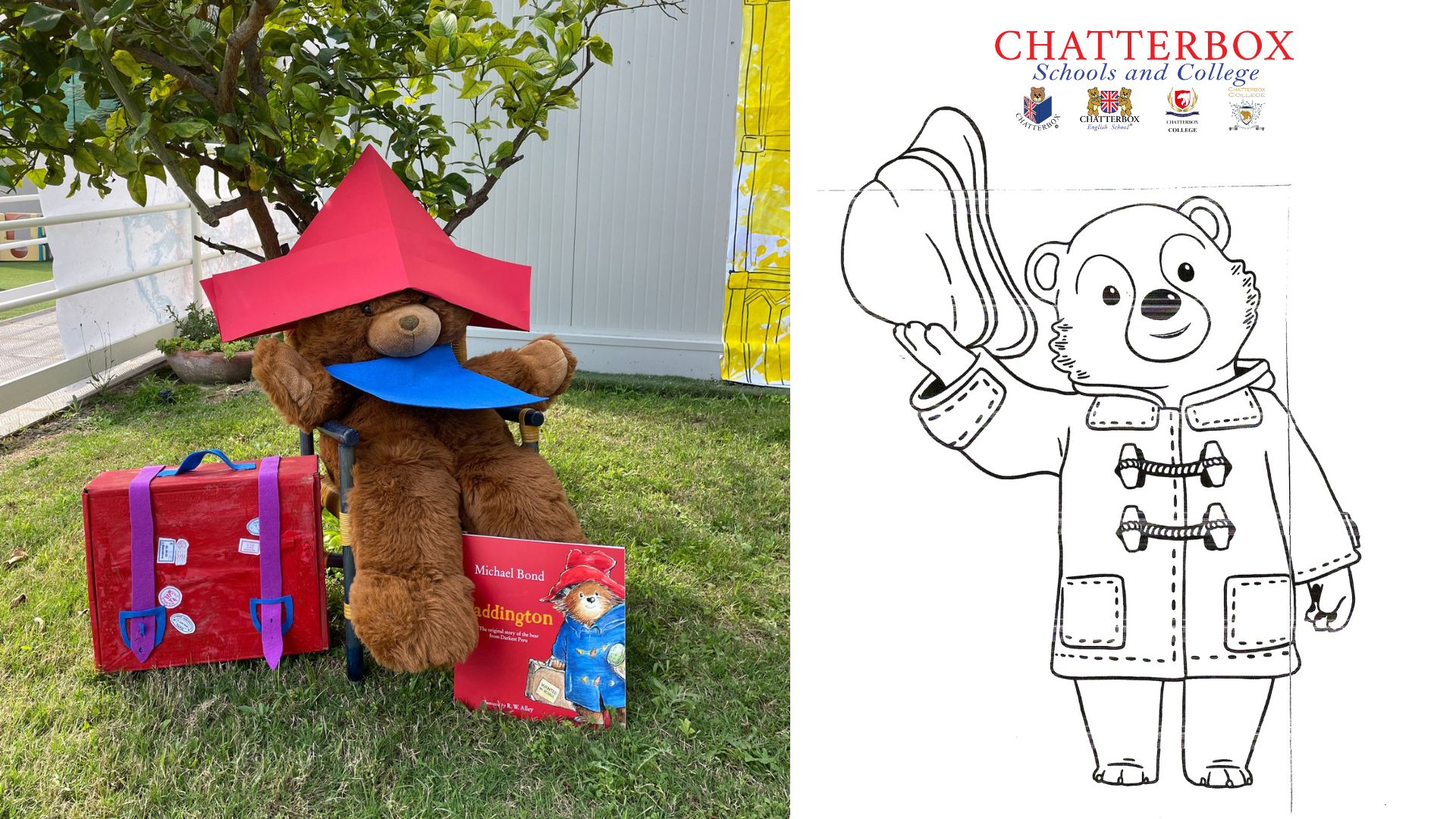 copertina paddington colouring sheet